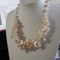 Bride or Mother-Of-The-Bride pearl necklace