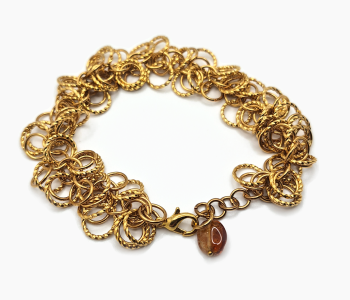Sassy Swirl Gold Bracelet