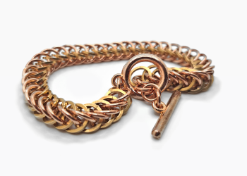 Bronze & Copper Chain Bracelet