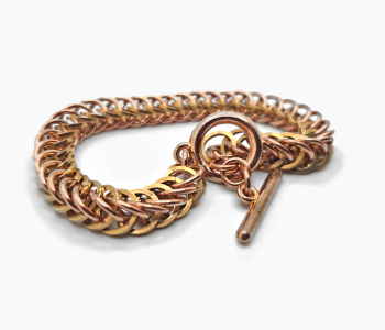 Bronze & Copper Chain Bracelet